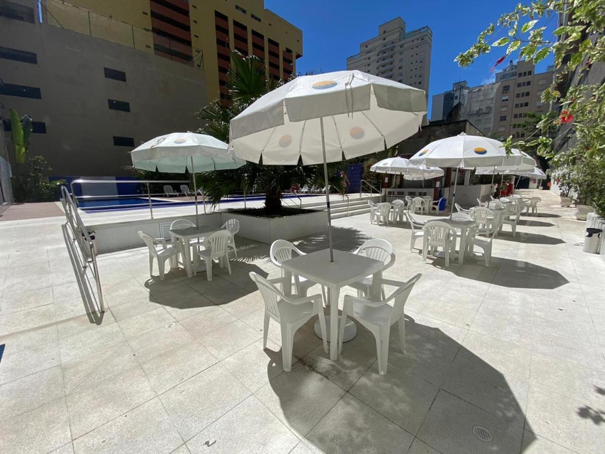 Apartamento Flat em Pitangueiras - sacada gourmet, 3 dorms, limpeza diária e serv de praia Guarujá Exterior foto